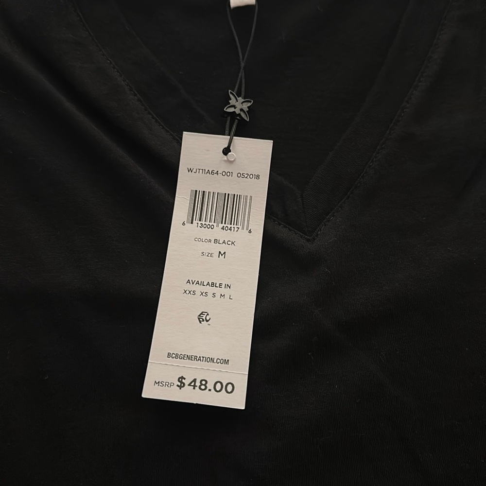 BCBGeneration Black Tank Top - Picture 3 of 4